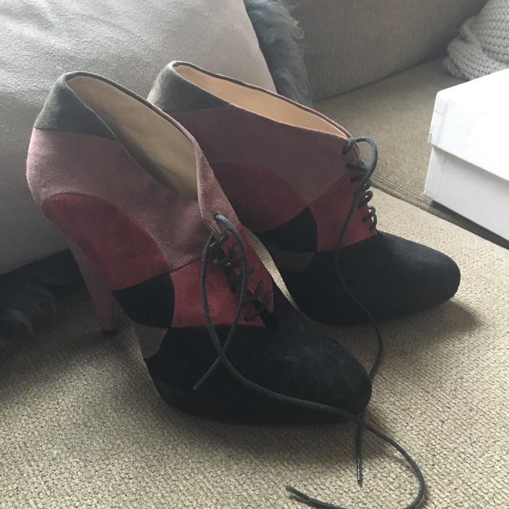COPY - Prada Suede Heels - Picture 2 of 4
